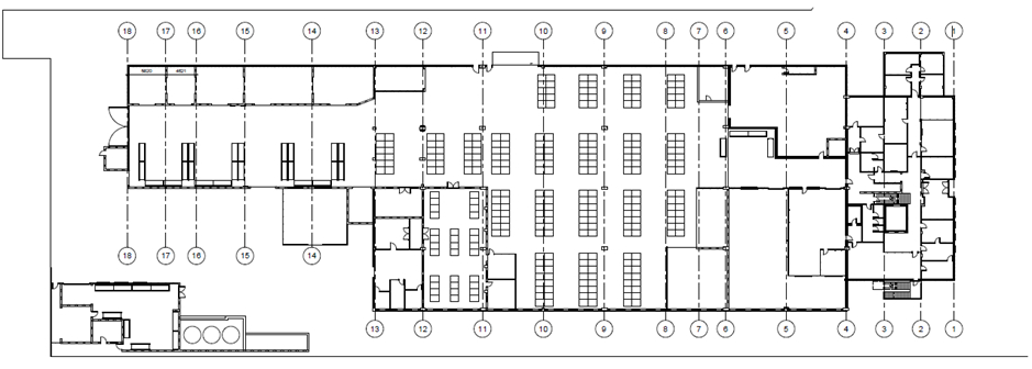Example schematic floor plan (no green highlights)